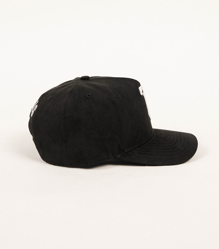 FELLAS ORIGIN CAP SUEDE BLACK