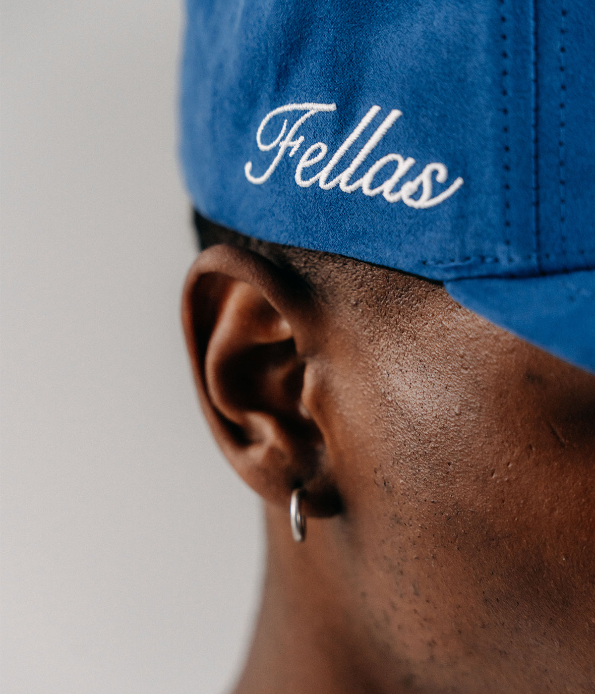 FELLAS ORIGIN CAP 'SUEDE' UNIVERSITY BLUE
