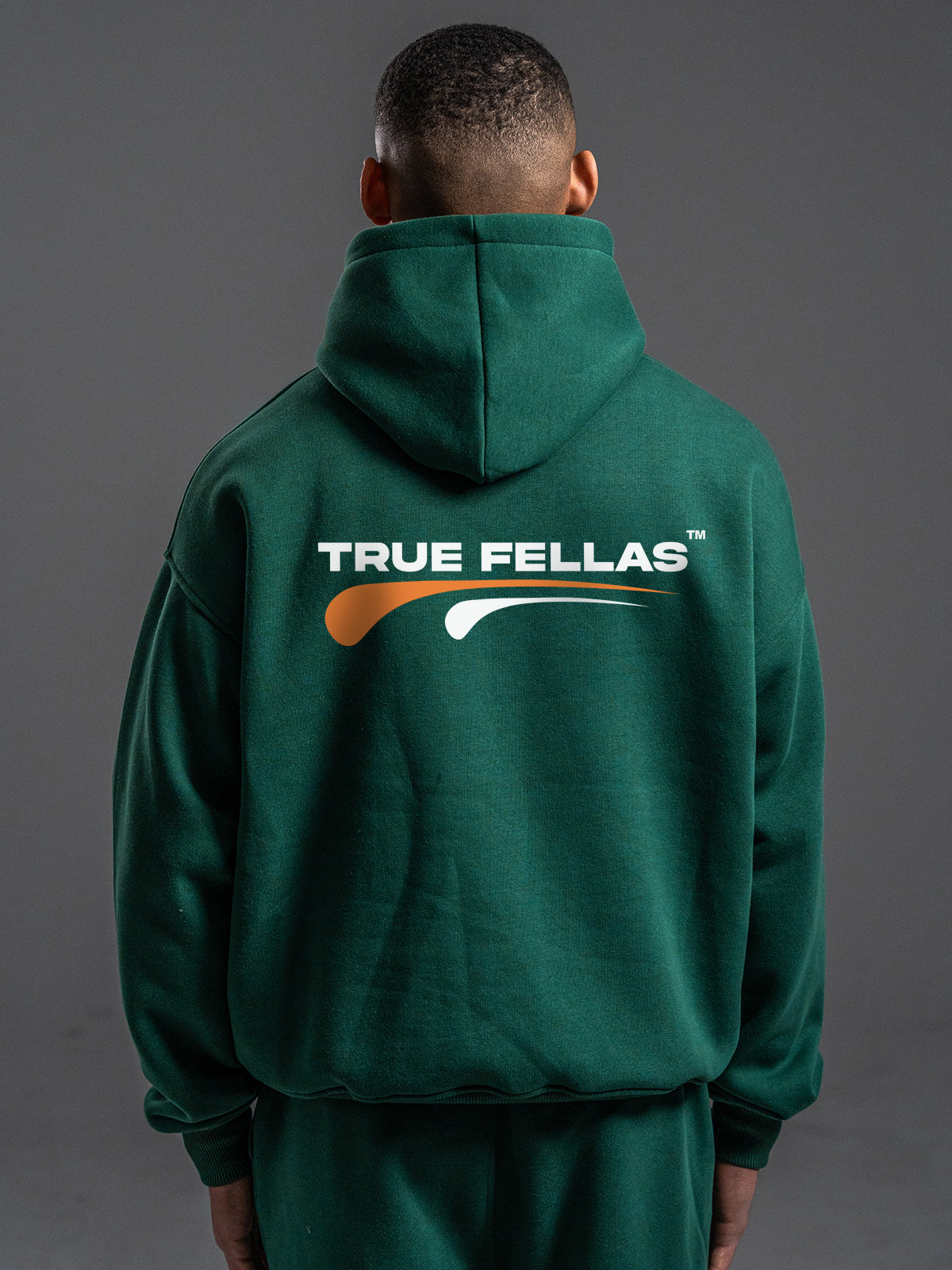 'NATIONS' HOODIE FOREST GREEN